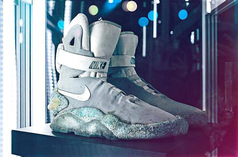 all white nike air mags replica|air mag marty mcfly price.